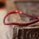 Natural Cinnabar Blessing Red String Bracelet Anklet