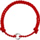 925 Sterling Silver Peace Buckle Luck String Anklet 925 Sterling Silver Peace Buckle Luck String Anklet