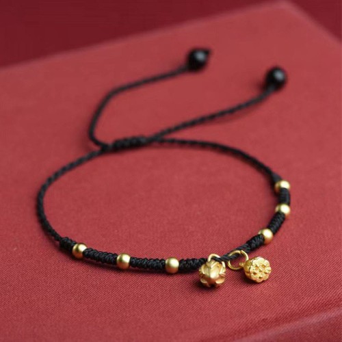 Lotus Pod Luck String Rope Anklet