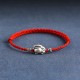 Handmade 999 Sterling Silver Rabbit Luck Bracelet Anklet