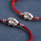 Handmade 999 Sterling Silver Rabbit Luck Bracelet Anklet