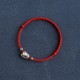 Handmade 999 Sterling Silver Rabbit Luck Bracelet Anklet