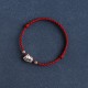 Handmade 999 Sterling Silver Rabbit Luck Bracelet Anklet