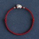 Handmade 999 Sterling Silver Rabbit Luck Bracelet Anklet