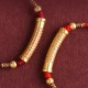 Handmade Alloy Heart Sutra Protection Strength Bracelet Anklet
