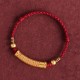 Handmade Alloy Heart Sutra Protection Strength Bracelet Anklet