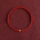 999 Gold Mini Bead Strength Braided Rope Anklet