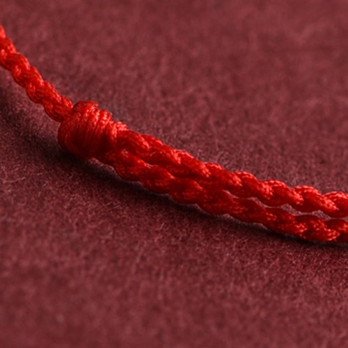 999 Gold Mini Bead Strength Braided Rope Anklet