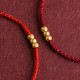 999 Gold Mini Three Beads Design Luck Bracelet Anklet 999 Gold Mini Three Beads Design Luck Bracelet Anklet