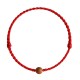 Natural Peach Wood Bead Ward Off Evil Spirits Bracelet Anklet