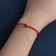 Natural Peach Wood Bead Ward Off Evil Spirits Bracelet Anklet