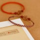 Peach Wood Peach Blossom Cinnabar Wealth Bracelet Anklet Peach Wood Peach Blossom Cinnabar Wealth Bracelet Anklet
