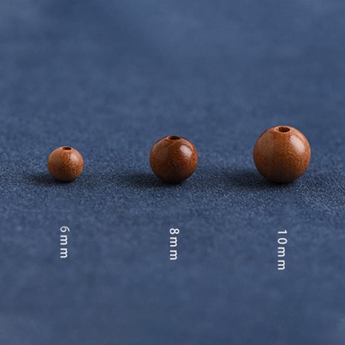 Natural Peach Wood Bead Ward Off Evil Spirits Bracelet Anklet