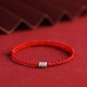 925 Sterling Silver Beads Protection Luck Bracelet Anklet