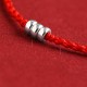 925 Sterling Silver Beads Protection Luck Bracelet Anklet