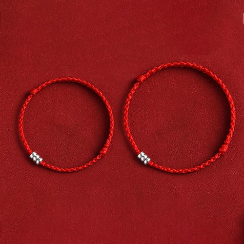 925 Sterling Silver Beads Protection Luck Bracelet Anklet