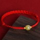 Natural Hetian Jade Gold Beads Protection Luck Bracelet Anklet