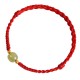 Natural Hetian Jade Gold Beads Protection Luck Bracelet Anklet