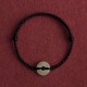 Natural Hetian Jade Peace Buckle Protection Bracelet Anklet