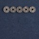 925 Sterling Silver Five Emperor Coins Red String Bracelet Anklet