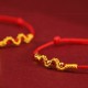 999 Gold Year of the Snake Luck Strength Bracelet Anklet