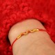 999 Gold Year of the Snake Luck Strength Bracelet Anklet