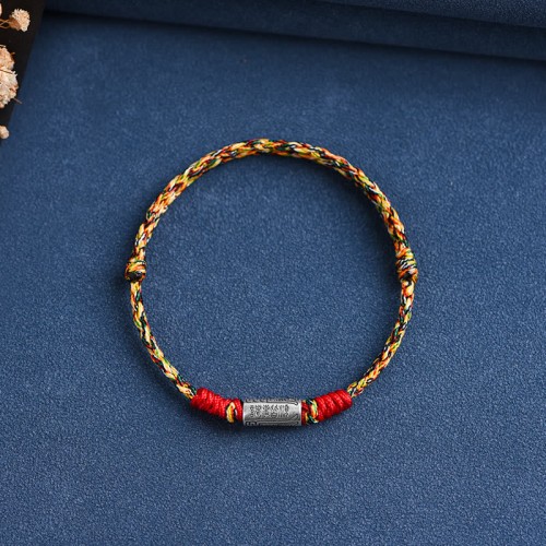 Handmade 925 Sterling Silver Everything Goes Well Protection Bracelet Anklet Handmade 925 Sterling Silver Everything Goes Well Protection Bracelet Anklet