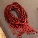 Natural Cinnabar Blessing Red String Bracelet Anklet