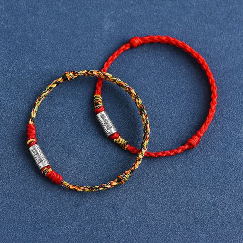 Handmade 925 Sterling Silver Everything Goes Well Protection Bracelet Anklet Handmade 925 Sterling Silver Everything Goes Well Protection Bracelet Anklet
