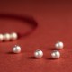 925 Sterling Silver Three Beads Protection String Anklet