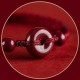 Handmade Cinnabar Peace Buckle Charm Blessing Bracelet Anklet