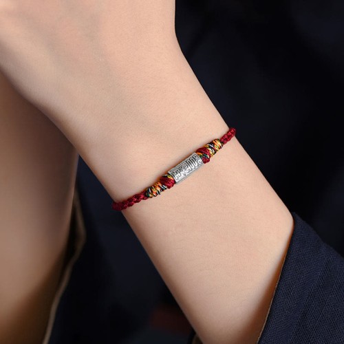 Handmade 925 Sterling Silver Everything Goes Well Protection Bracelet Anklet Handmade 925 Sterling Silver Everything Goes Well Protection Bracelet Anklet