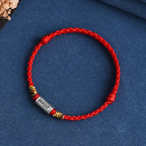 Handmade 925 Sterling Silver Everything Goes Well Protection Bracelet Anklet Handmade 925 Sterling Silver Everything Goes Well Protection Bracelet Anklet