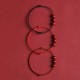 Natural Lucky Cinnabar Bead Blessing Bracelet Anklet