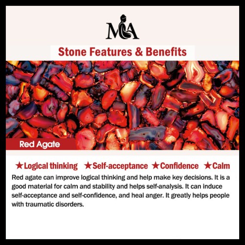 Red Agate Confidence Calm Anklet