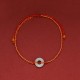 Round Peace Buckle Jade Luck Abundance Bracelet Anklet