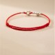 925 Sterling Silver Auspicious Clouds Peace Buckle Bracelet Anklet