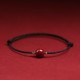Natural Lucky Cinnabar Bead Blessing Bracelet Anklet