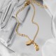 18k Gold Lucky Gourd Wealth Buckle Anklet