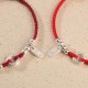 925 Sterling Silver Auspicious Clouds Peace Buckle Bracelet Anklet
