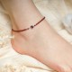 Garnet Amethyst Purification Calm Anklet Garnet Amethyst Purification Calm Anklet