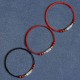 925 Sterling Silver Koi Fish Cinnabar Wealth Bracelet Anklet