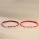 925 Sterling Silver Auspicious Clouds Peace Buckle Bracelet Anklet