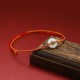 Round Peace Buckle Jade Luck Abundance Bracelet Anklet