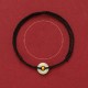999 Gold Bead Peace Buckle Hetian Jade Bracelet Anklet