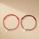 925 Sterling Silver Auspicious Clouds Peace Buckle Bracelet Anklet