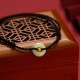 999 Gold Bead Peace Buckle Hetian Jade Bracelet Anklet