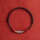 925 Sterling Silver Koi Fish Cinnabar Wealth Bracelet Anklet