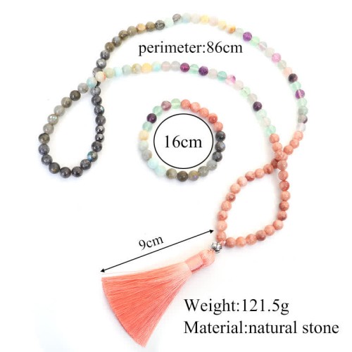108 Mala Beads Fluorite Black Glitter Stone Protection Bracelet 108 Mala Beads Fluorite Black Glitter Stone Protection Bracelet