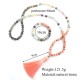 108 Mala Beads Fluorite Black Glitter Stone Protection Bracelet 108 Mala Beads Fluorite Black Glitter Stone Protection Bracelet